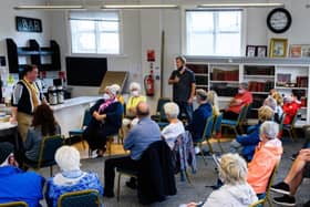 Residents air their views at a drop-in meeting in Penwortham today.