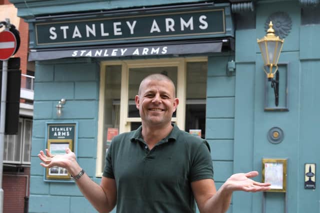 Paul Butcher, licensee of the Stanley Arms, Preston