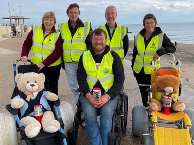 Fleetwood Beach Wheelchairs' volunteers