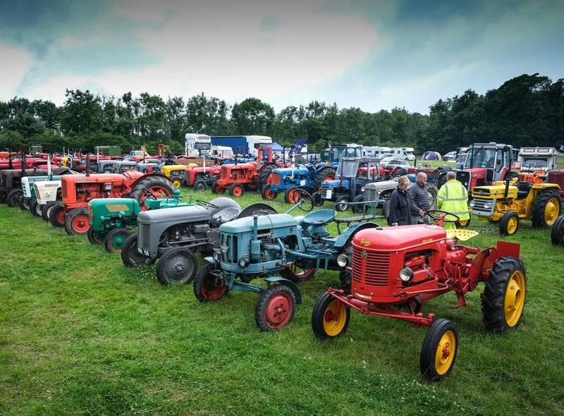 The show featured a vast range of farm vehicles.