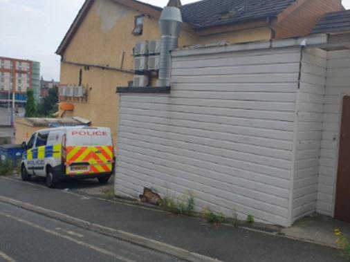 Officers uncovered "multiple offences and safety breaches" after executing a warrant in Corporation Street.