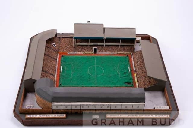 The model of Deepdale as it was in 1986 (Image: Graham Budd Auctions).