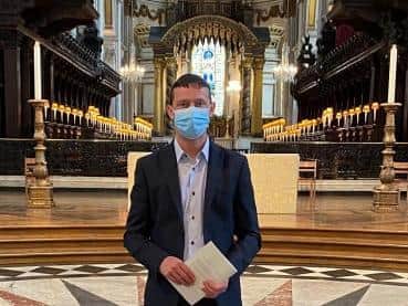 Martin Keeney represented Lancashire Teaching Hospitals at a service of thanksgiving for the NHS which took place at St. Paul's Cathedral