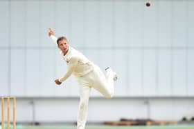 Tom Hartley recorded his best first-class bowling figures against Kent