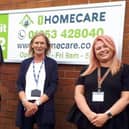 Credit union for Preston and Blackpool Clever Money has teamed up with 1 Homecare as its latest payroll partner. 
CLEVR Money manager Anthony Brookes (left) with Lisa Barnett and Samirah Morcos of 1 Homecare.
