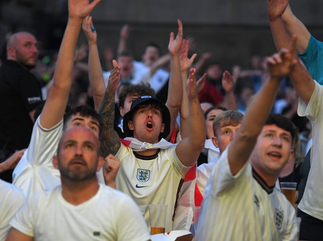 Customers in fan zones and pubs will be glued to the final on Sunday