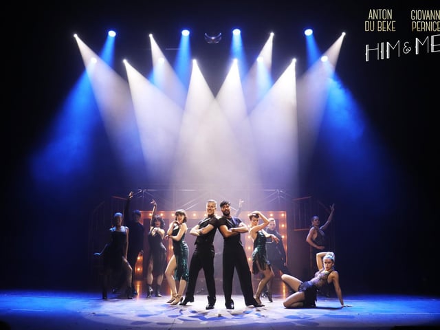 Anton Du Beke and Giovanni Pernice in Him and Me - opening night at the Opera House, Blackpool