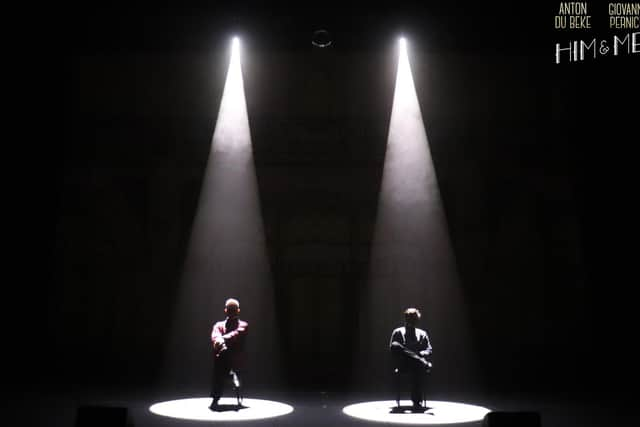 Anton Du Beke and Giovanni Pernice in Him and Me - opening night at the Opera House, Blackpool