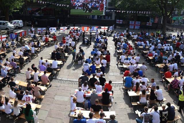 Preston's Fan Zone is getting ready to show the biggest England match since 1966 after the Three Lions battled their way to the Euro 2020 final with a thrilling victory over Denmark last night (Wednesday, July 7)