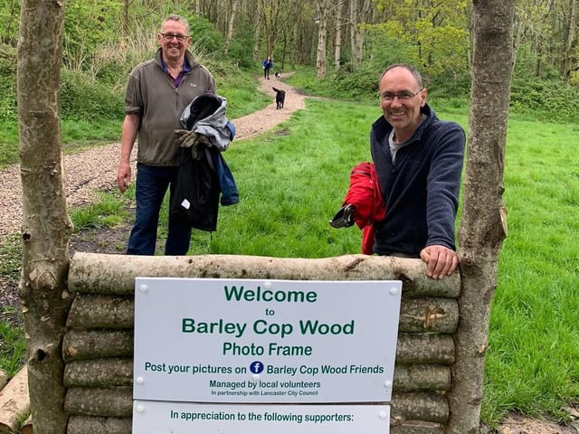 Barley Cop Wood, Lancaster, where Logs Direct has been helping to maintain the community woodland, as part of the company's corporate social responsibility activity. Credit: www.logsdirect.co.uk