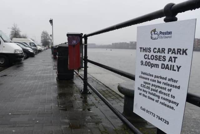 The car park off Mariners Way is set to be closed at 9 pm every night