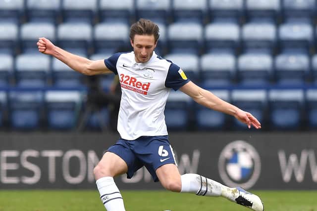 Ben Davies in action for Preston North End ahead of February's switch to Liverpool