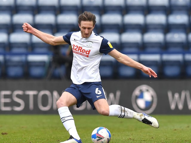 Ben Davies in action for Preston North End ahead of February's switch to Liverpool