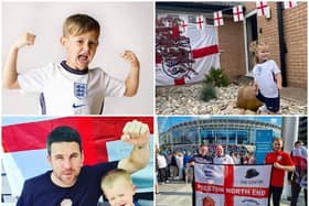 England football fans in Lancashire have wished the national team good luck ahead of Sunday's Euro 2020 final.