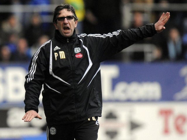 Paul Mariner pictured during his time as Plymouth manager in 2009