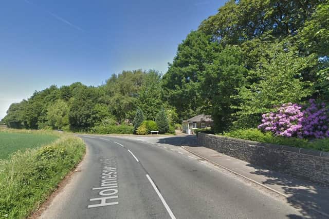 Officers said the incident occurred on Holmeswood Road, close to the junction with Rufford Park Lane. (Credit: Google)