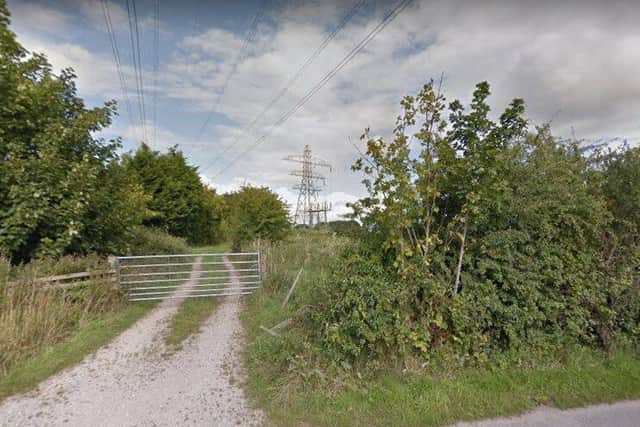 The entrance to the proposed battery storage plant off Howick Cross Lane (image: Google)
