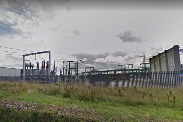 The neighbouring power station that will receive back-up from the new battery storage facility on Howick Cross Lane (image: Google)