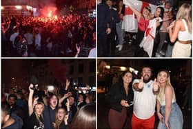 Football fans in Preston party into the night follow Sunday's Euro 2020 heartbreak.