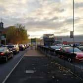 Could £50m improve traffic congestion on Lancashire's roads, like at this regularly-clogged juinction on Ringwway in Preston?