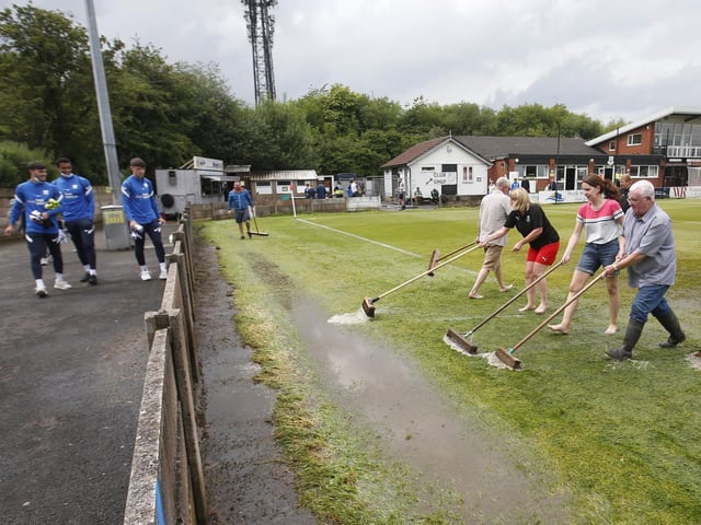 A wet start to Preston North End's pre-season campaign