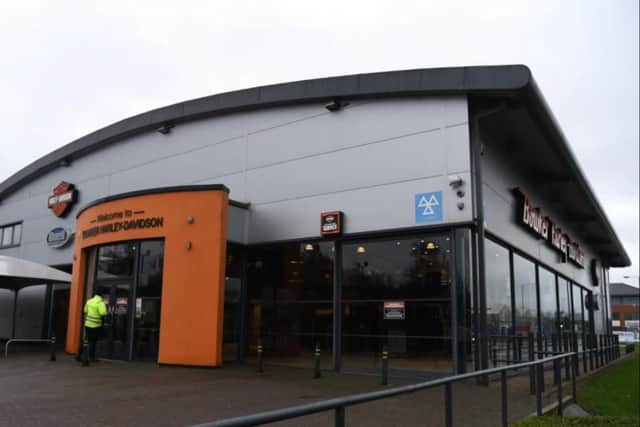 The former Bowker Harley Davidson showroom has been vacant since the end of December.