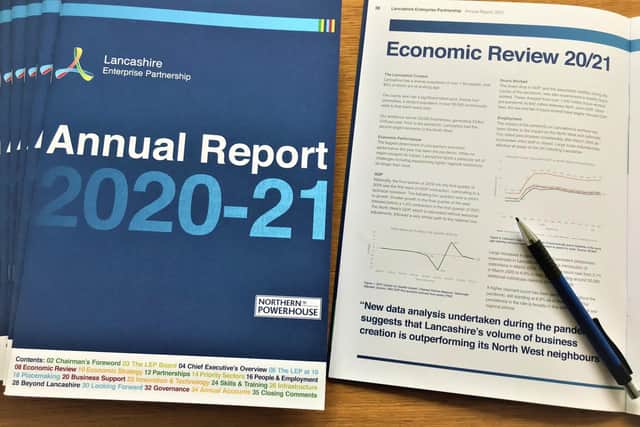 The Lancashire Enterprise Partnership's 2020/2021 report hails the resilience of county businesses