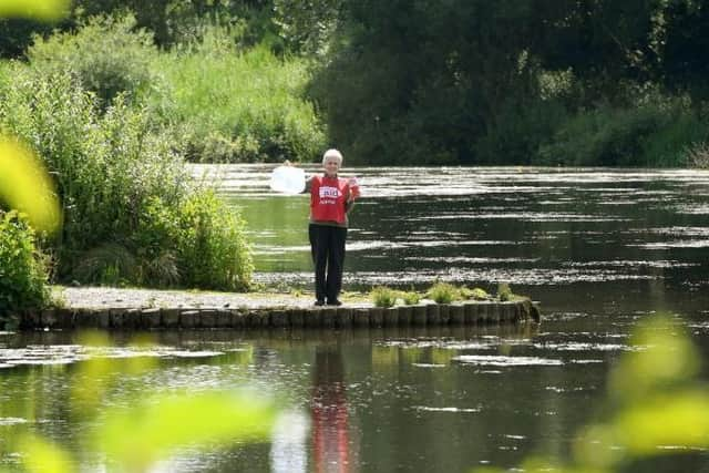 The local Brickcroft nature reserve is the route she will be taking every day