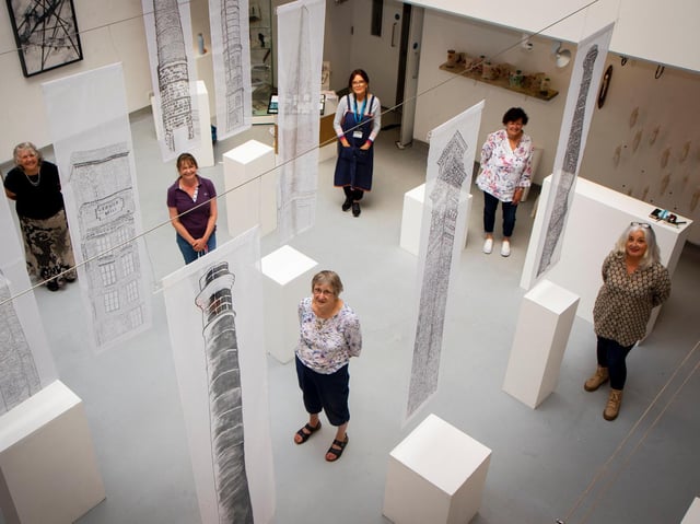 Synergy, by local textile group Preston Threads, will be the first physical exhibition held at UCLan since the start of the pandemic.