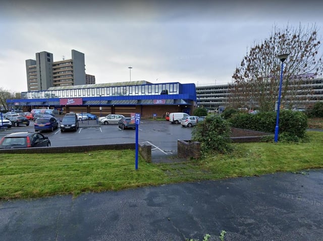 The area of car park where the garden centre could be built.