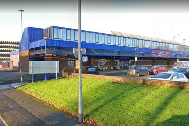The B&M store facing Ringway where a garden centre extension is planned.