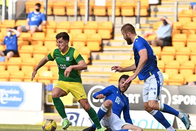 Action from Preston North End's pre-season friendly against St Johnstone   Pic courtesy of PNE