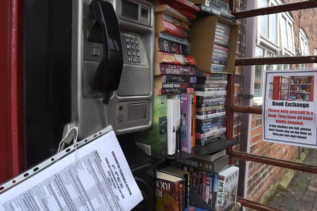 The plug is about to be pulled on the phone box - and it has already been turned into a book and DVD exchange