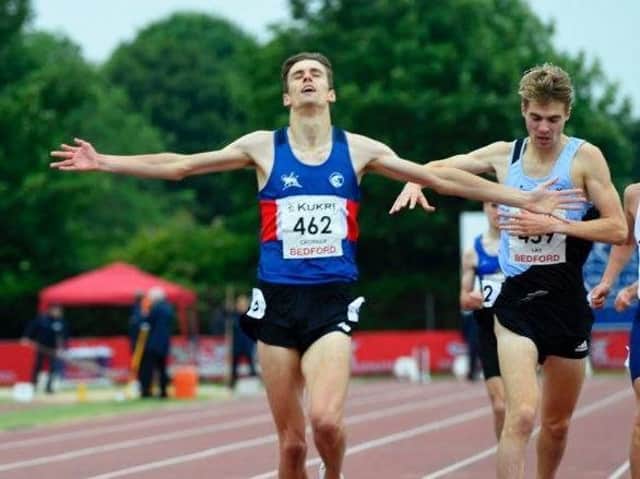 Tiarnan Crorken, left, came out on top at the English Championships last month.