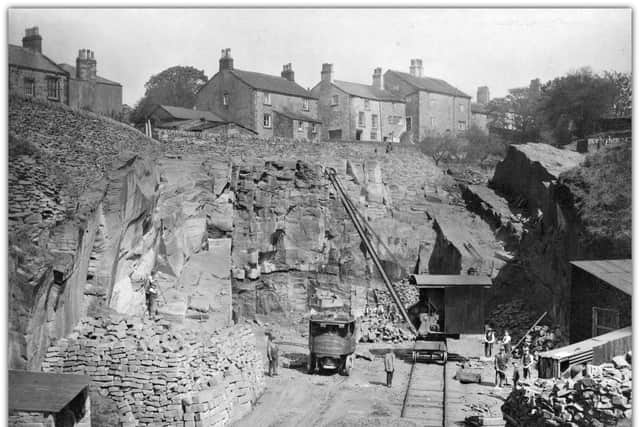 Preston Corporation Stone Quarry, Longridge, in 1923, where stone for many Preston buildings originated