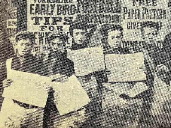 Newspaper boys were becoming a familiar sight in the late 19th century