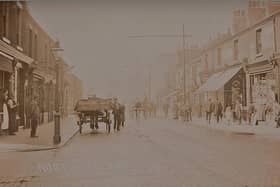 A bustling North Road circa 1910 where Sarah Magee dropped dead