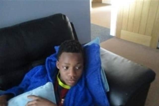 Police say 14-year-old Malchi has gone missing from the Morecambe area with three other children, aged 13, 14 and 16. There are no photos of the other children but they are believed to be together. Pic: Lancashire Police