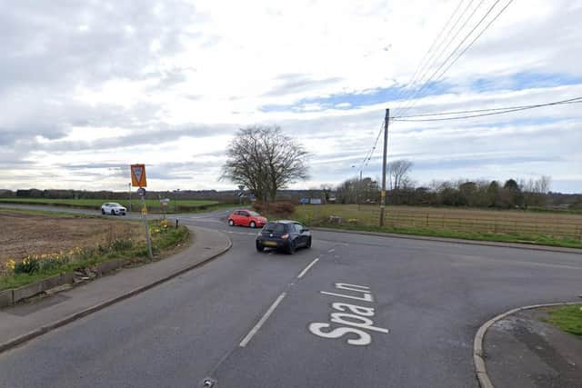 A man was taken to hospital after a collision at the junction of Hall Lane and Spa Lane. (Credit: Google)