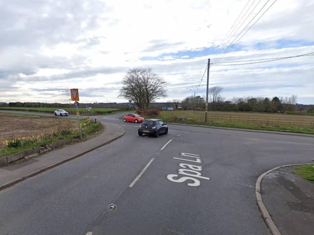 A man was taken to hospital after a collision at the junction of Hall Lane and Spa Lane. (Credit: Google)