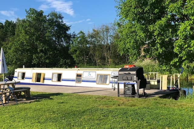 One of Reedley Boat Hire's day boats