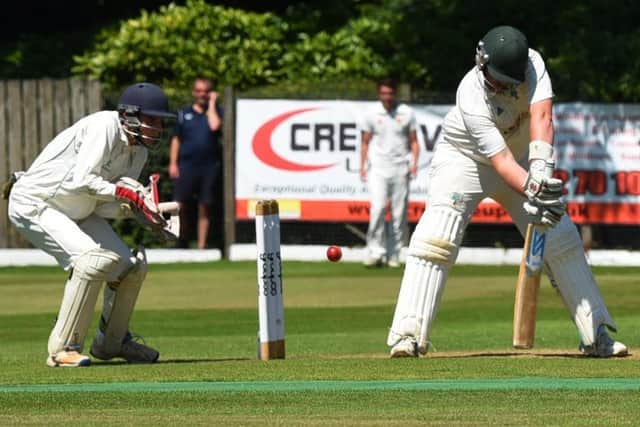 Fulwood and Broughton's Mark SMith batting against Chorley