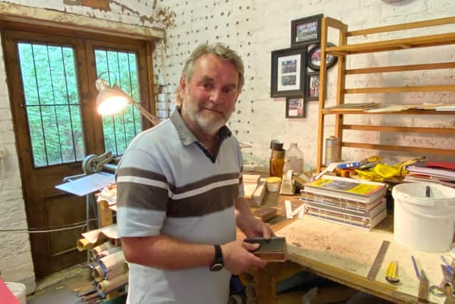 Peter Doyle, book restorer