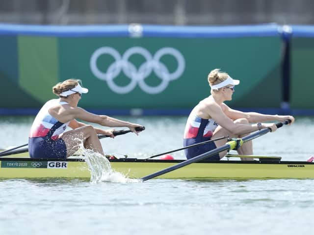 Polly Swann, right, and her partner Helen Glover