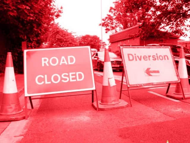 The A583 is affected