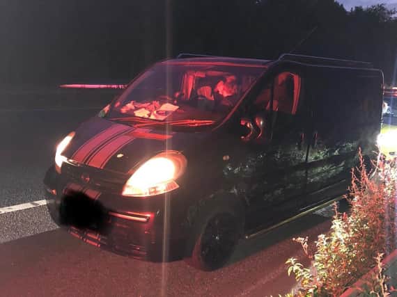 The van was seized
