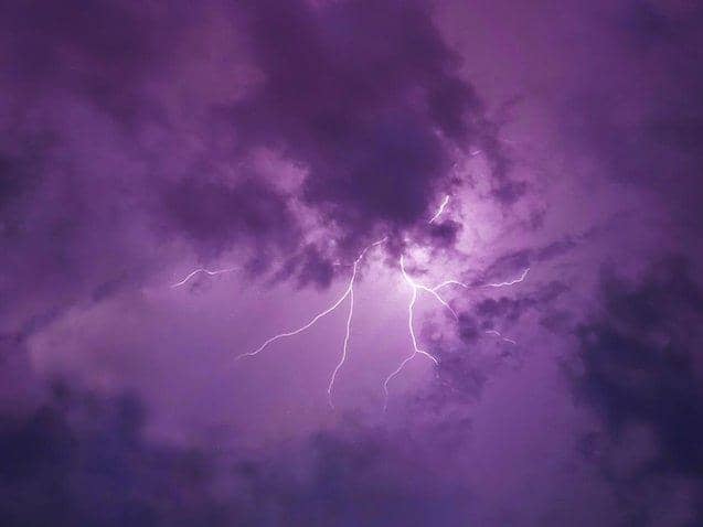 The yellow thunderstorm warning will be in place from 9am on July 27 until 6am on July 28.
