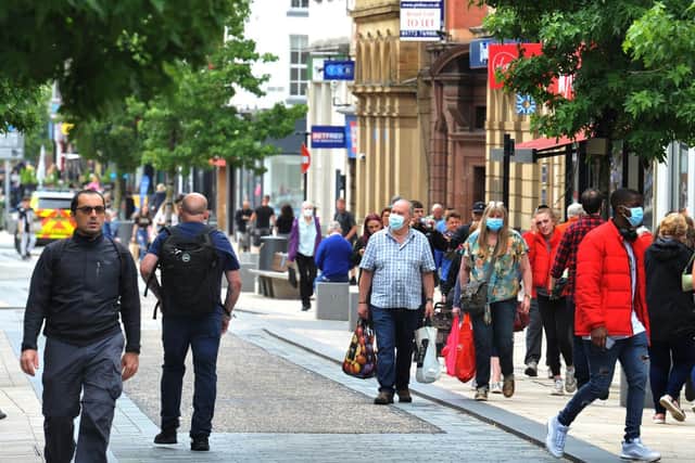 People are returning to the city centre
