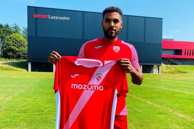 New Morecambe signing Jonah Ayunga Picture: Morecambe FC