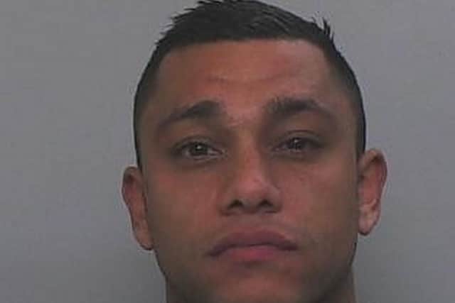 Yusif Bhamji (pictured) was wanted on recall to prison after being suspected of breaching the terms of his release. (Credit: Lancashire Police)